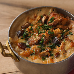 鶏肉と茸のグラタン