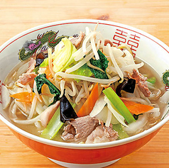 [具だくさん]春野菜の塩タンメン