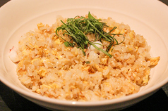 タコと大葉のガーリックチャーハン