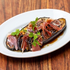 茄子と生ハムのマリネ