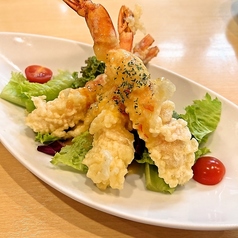 大きな海老のチリマヨネーズ