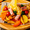 料理メニュー写真&nbsp;温野菜と肉のチーズ