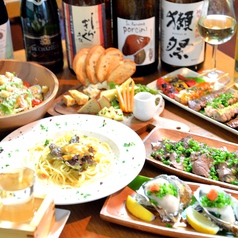 ワインと日本酒 炭火焼kitchenTAROのコース写真