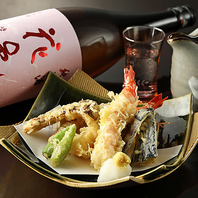 新鮮な食材にこだわった、本格和食を堪能