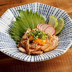 地鶏ユッケ