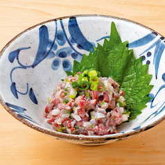 旬魚のなめろう 味噌和え