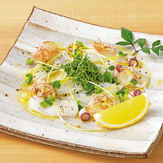 生タコのカルパッチョ