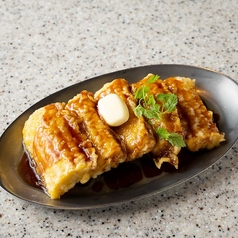 とうもろこしの唐揚げ 王道バター醤油