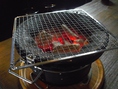 七輪でじっくりと焼くお肉や海鮮のおいしさは別格です。ごゆっくりとご堪能ください。