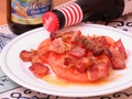 料理メニュー写真 トマトとベーコンのサラダ風