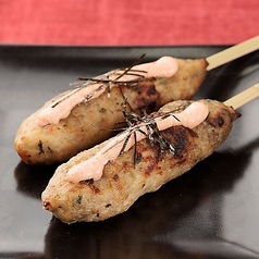 <奥州美鶏つくね>明太マヨつくね串(1本)/チーズつくね串(1本)　各