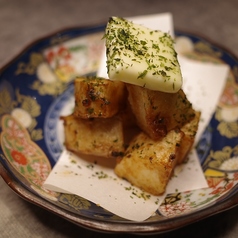 長芋の唐揚げ青のりバター