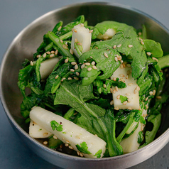 季節ナムル～春菊と山芋～