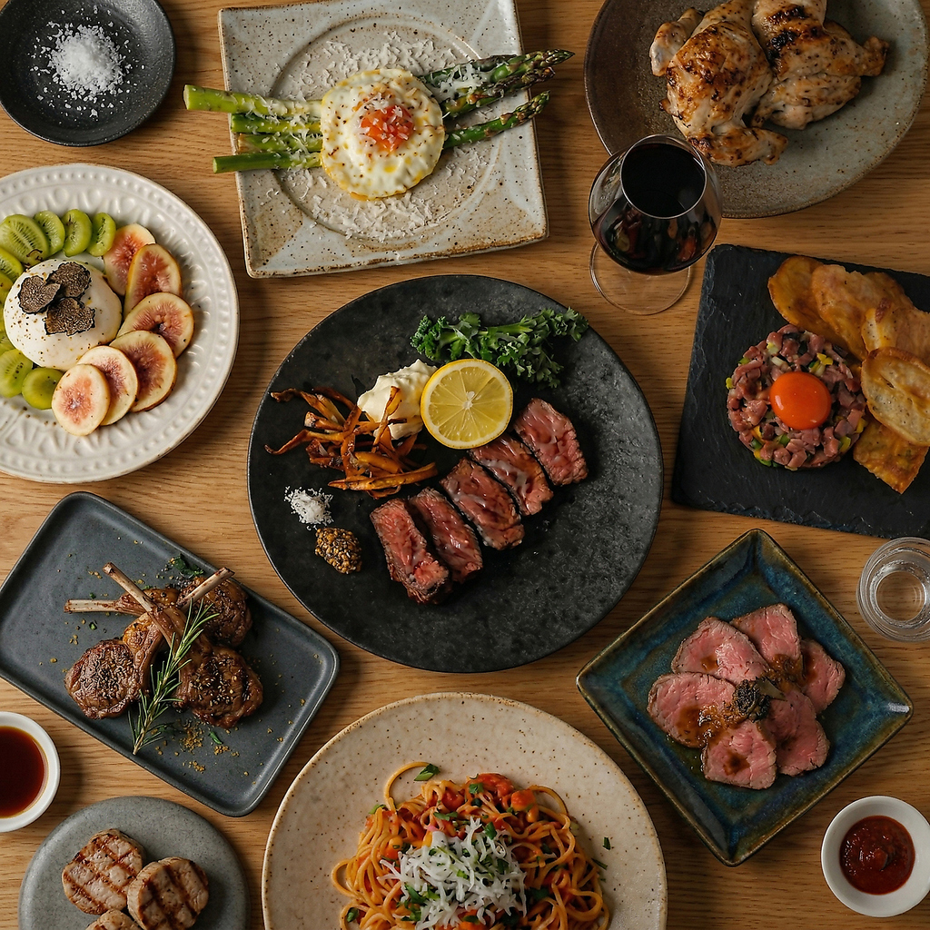 【虎ノ門駅徒歩5分】大人の隠れ家モダンダイニングで肉食べ放題とお得な飲み放題を満喫