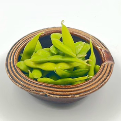 あつあつの枝豆