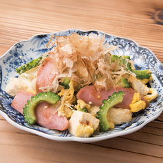 魚肉ソーセージのゴーヤチャンプル