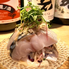 自家製ガリしそ〆鯖