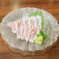 鶏むねの刺身