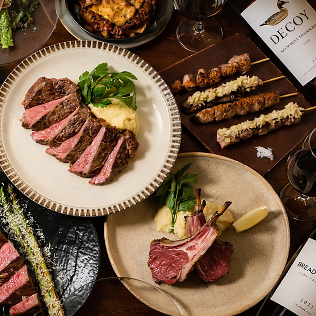 【虎ノ門駅徒歩5分】大人の隠れ家モダンダイニングで肉食べ放題とお得な飲み放題を満喫