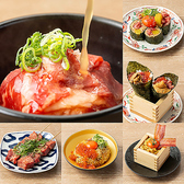 ◆料理長こだわりの肉メニューが勢揃い！◆定番から創作系まで、多彩な肉料理をコスパ抜群でご提供しております◎他店ではなかなか味わえない逸品の数々はお酒との相性も抜群！2時間飲み放題付コースもご利用いただけるので各種宴会にもおすすめです★