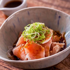 地鶏ささみの鶏わさ