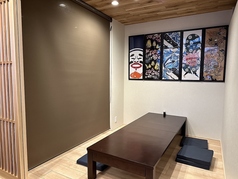 座敷4名席、6~8名席あります！