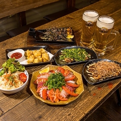 蛸焼き 炉ばた 満家のコース写真