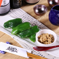 肉そぼろピーマン