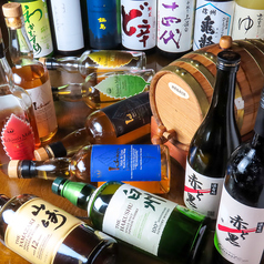厳選された全国の地酒と焼酎