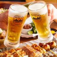 人気の焼き鳥メニューも充実◎急な飲み会にも最適！