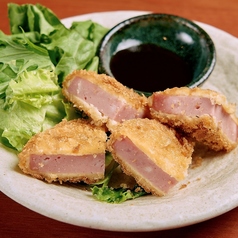 厚切りハムカツ