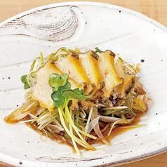 蒸し鮑　茎若芽