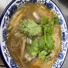 牡蠣入り台湾麺線