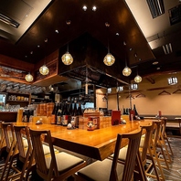 大人の隠れ家風カウンター席◎サシ飲みやデートに最適