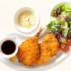 長崎県産鯵フライとやわらかひれかつ(単品)