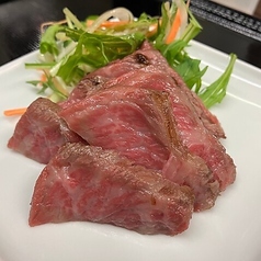 黒毛和牛のタタキ