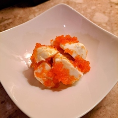 イタリア産極上オリーブオイルと水牛モッツァレラチーズのとびこ和え