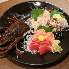 活伊勢海老のお造り