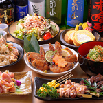 コースは3800円からご用意。こだわりの美食料理をぜひご堪能ください。