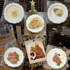 オードブルセット　チーズボードと料理５種