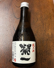 栄一（えいいち）純米酒　300ｍｌ瓶　日本酒度+3　（岐阜県各務原市の地酒）
