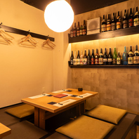 木の温もりと和の趣に包まれる◎非日常の空間