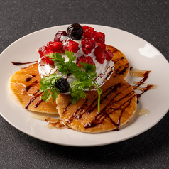 蜂蜜たっぷりサクフワパンケーキ