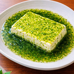 福永トーフの湯豆腐あおさあんかけ