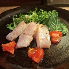 金目鯛の炙りカルパッチョ　ホワイトバルサミコソース