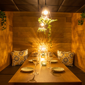 【完全個室完備!】人気の個室を完備致してます。女子会やデートなど様々な用途に合わせた個室をご準備致しております。開放的な造りでゆったりとお過ごし頂けるお席となっており、お席のみのご予約も受付中!大和駅徒歩1分!駅近で集まりやすい立地!周りを気にせず楽しめる空間で、最高のひと時を過ごしてみませんか?