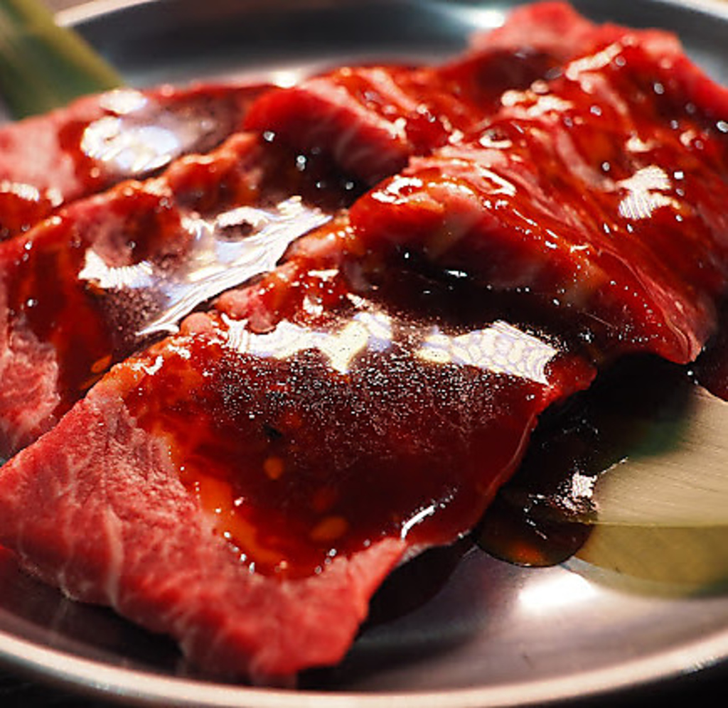 当店一番人気！！名物ハラミタス。オリジナルのタレとの相性バツグン！！