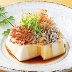 寄せ豆腐(薬味たっぷり)