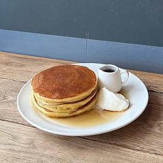 焦がしバター＆生クリームのパンケーキ