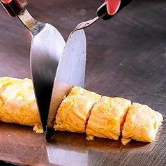 鉄板　出汁巻き卵